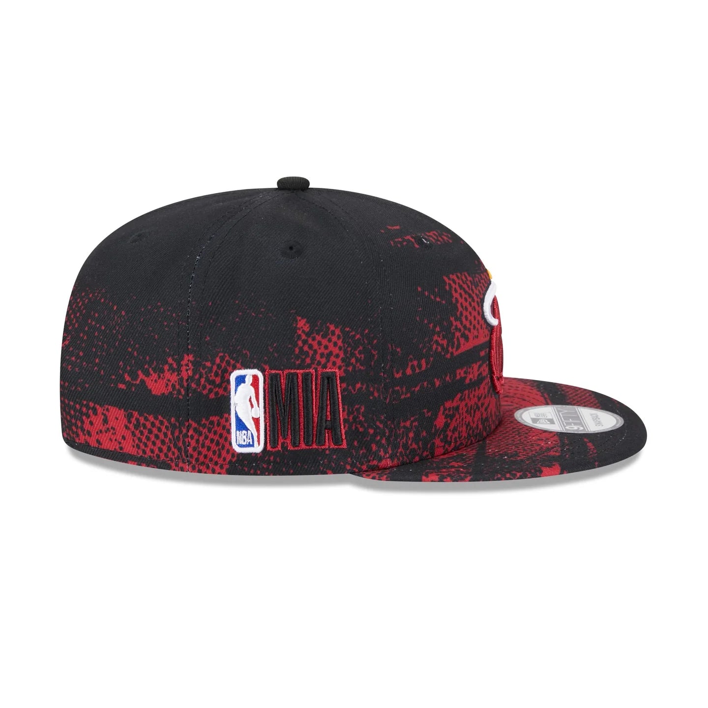 Miami Heat Hat - Black Red NBA 2024 Tip Off 9Fifty Snapback Cap - New Era